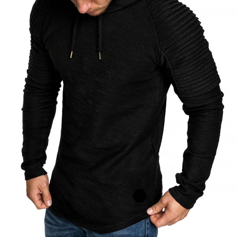 Slim Fit Autumn Casual Hoodie for Men - Image 4