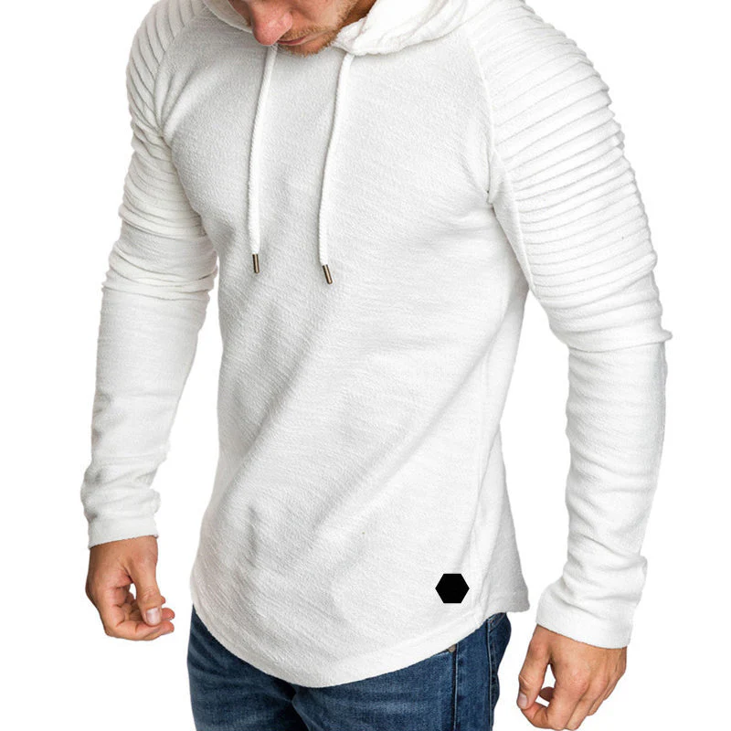 Slim Fit Autumn Casual Hoodie for Men - Image 5