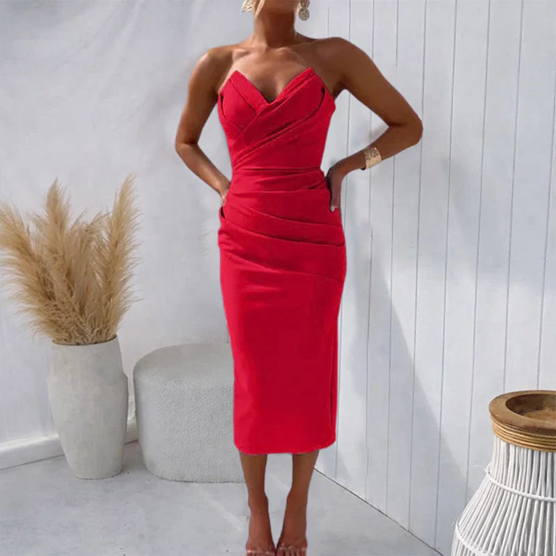 Sofia Amoretti Bodycon Midi Dress - Image 2
