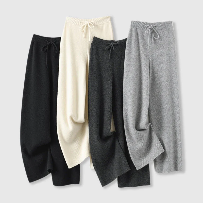 Sofia Amoretti Cashmere Wide-Leg Pants - Image 7