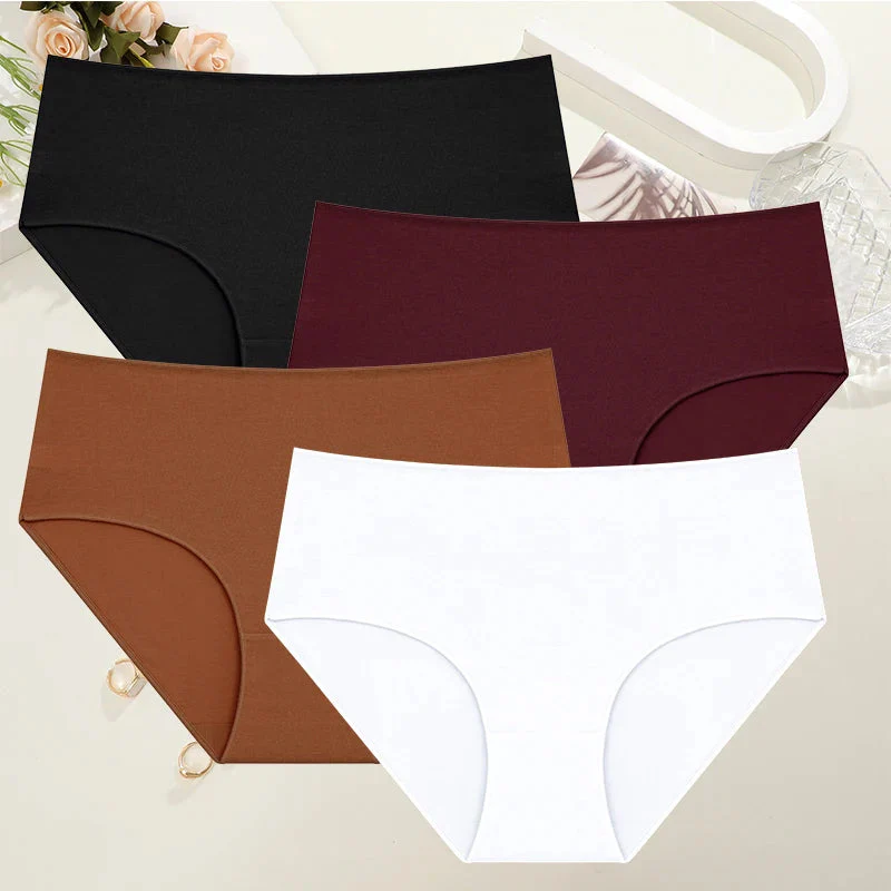 Sofia Amoretti Cotton Mid-Rise Briefs Set - Image 3