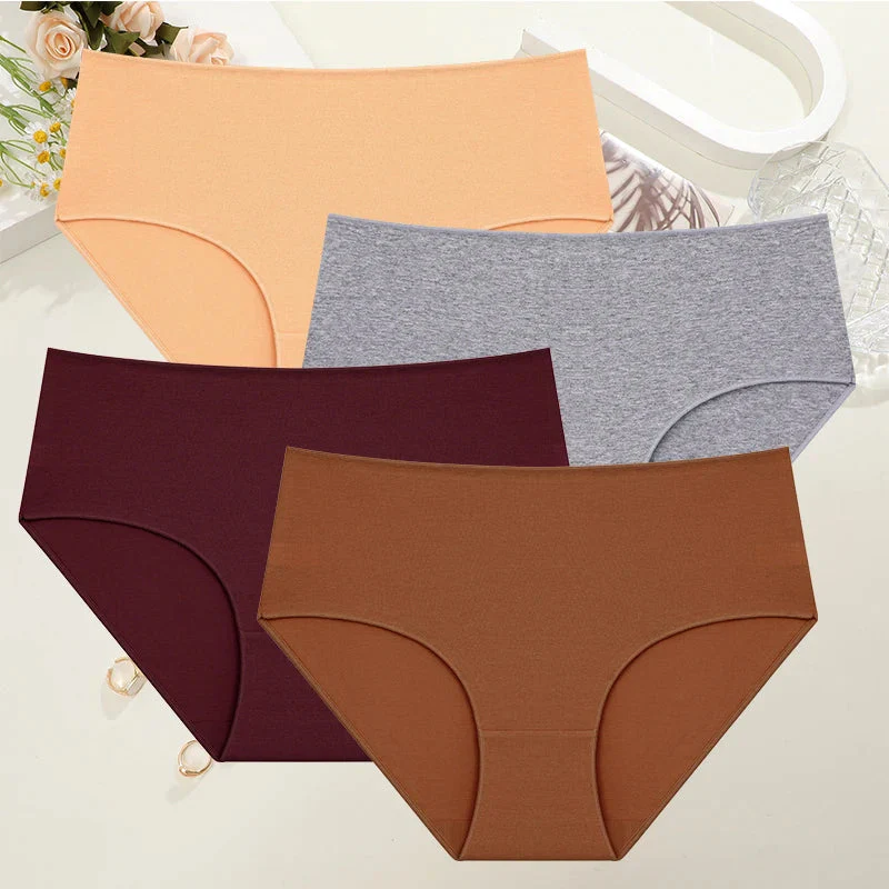 Sofia Amoretti Cotton Mid-Rise Briefs Set - Image 4