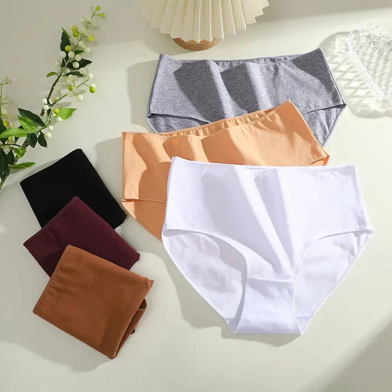 Sofia Amoretti Cotton Mid-Rise Briefs Set - Image 8
