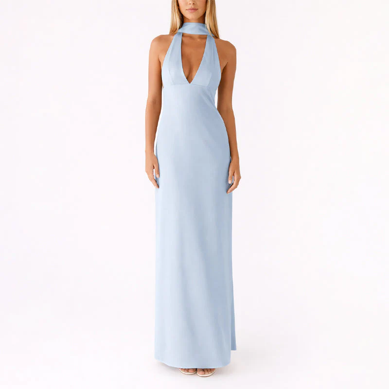 Sofia Amoretti Halter Neck Maxi Dress - Image 2