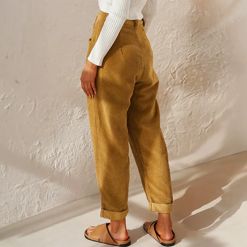 Sofia Amoretti High-Waist Corduroy Pants - Image 6