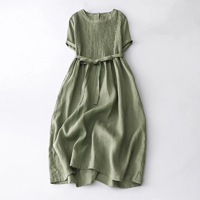 Sofia Amoretti Retro Pleated Dress - Image 3