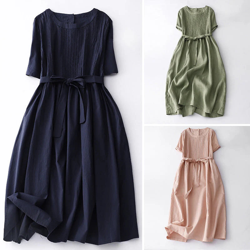 Sofia Amoretti Retro Pleated Dress - Image 5