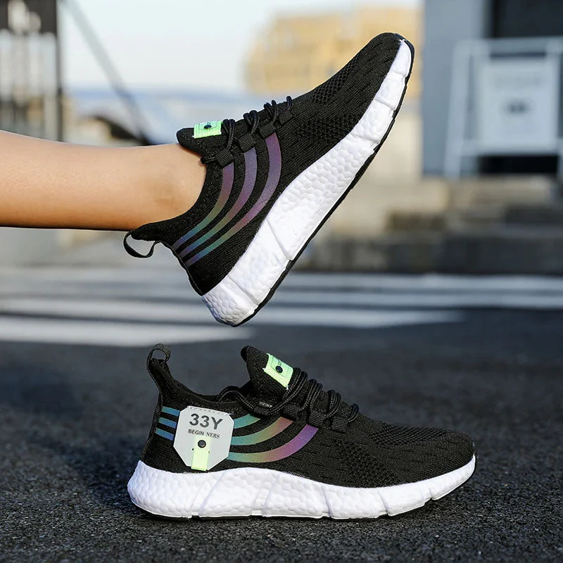 Sofia Amoretti Running Sneakers with Contrast Stripes - Image 2