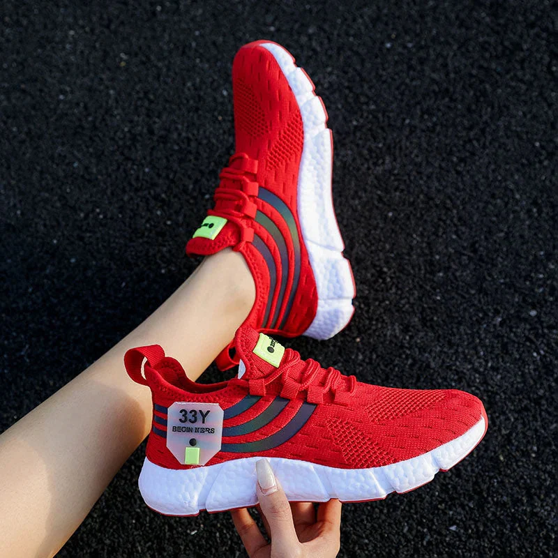 Sofia Amoretti Running Sneakers with Contrast Stripes - Image 3