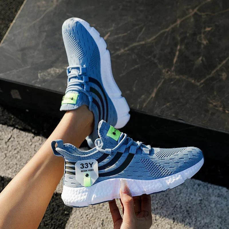 Sofia Amoretti Running Sneakers with Contrast Stripes - Image 4