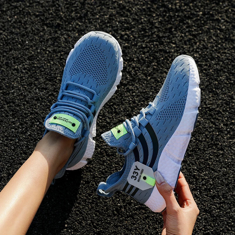 Sofia Amoretti Running Sneakers with Contrast Stripes - Image 6