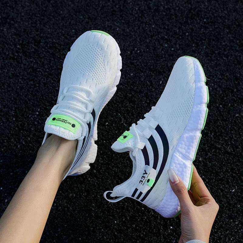 Sofia Amoretti Running Sneakers with Contrast Stripes - Image 7