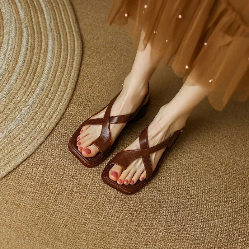 Sofia Amoretti Slingback Strap Sandals - Image 5
