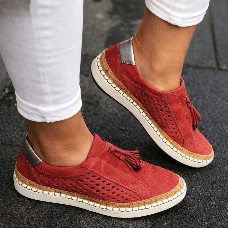Sofia Amoretti Suede Shoes with Tassel Detail - Image 5