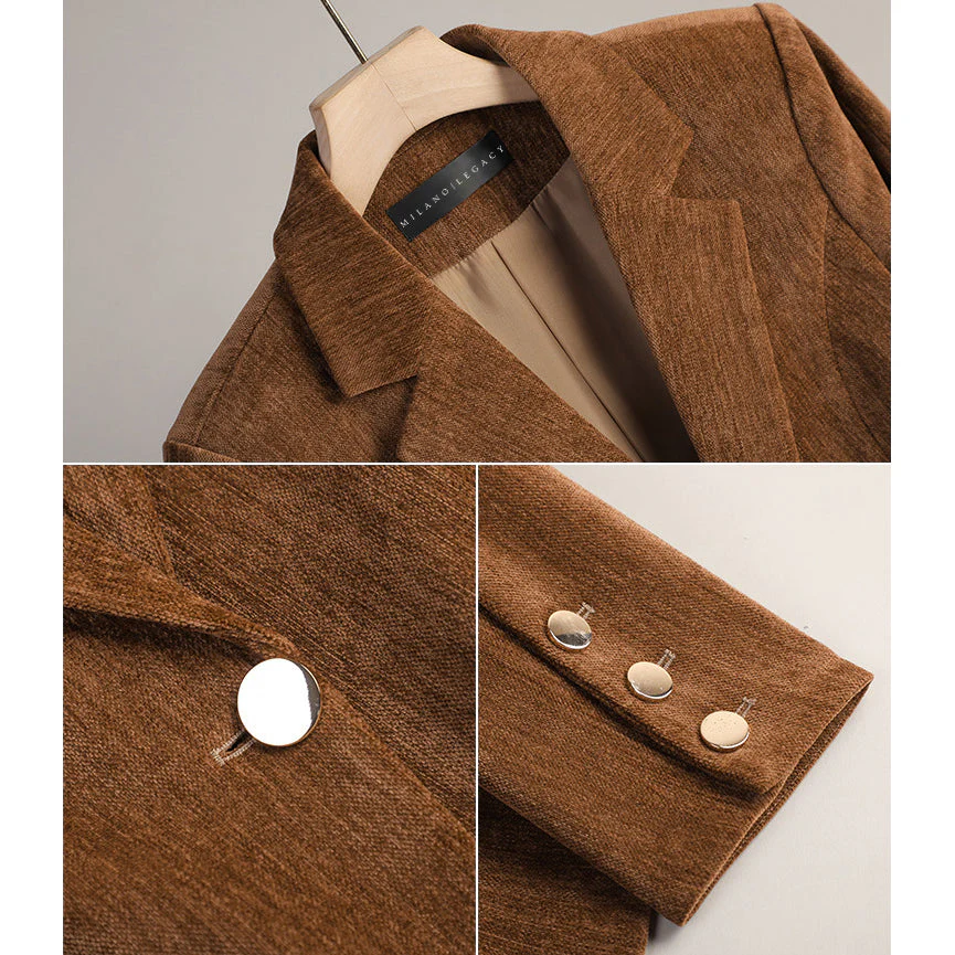 Sofia Amoretti Velvet Dawn Blazer - Image 5