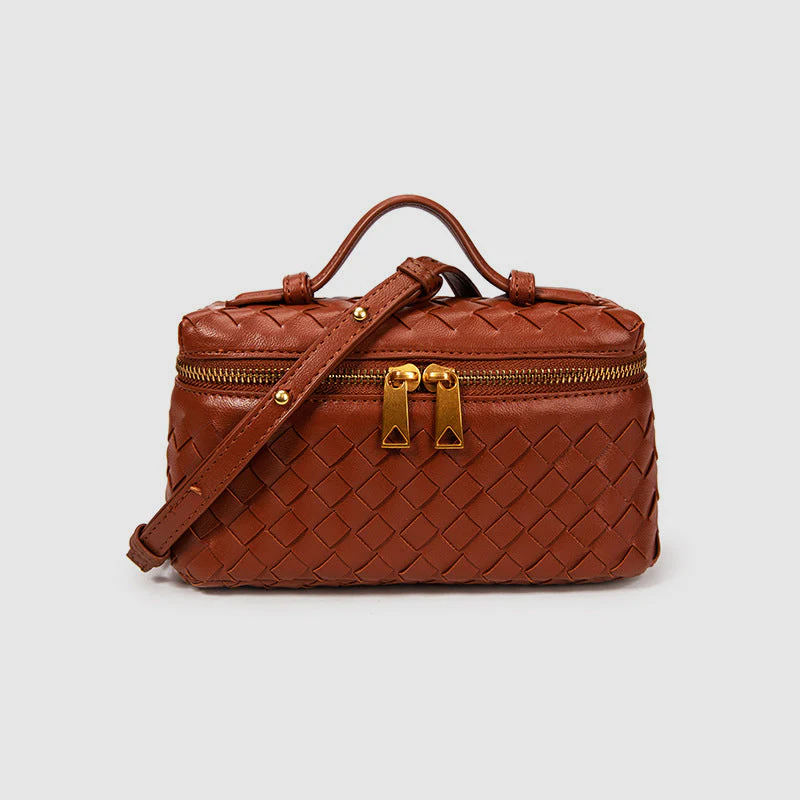 Sofia Amoretti Woven Crossbody Bag - Image 2