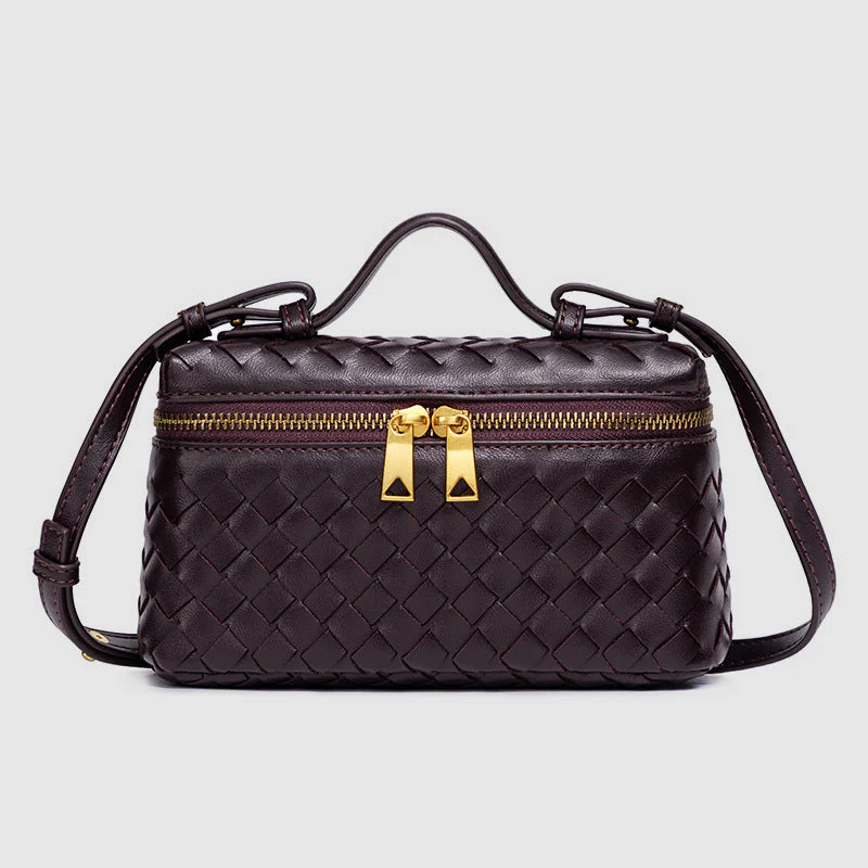 Sofia Amoretti Woven Crossbody Bag - Image 3