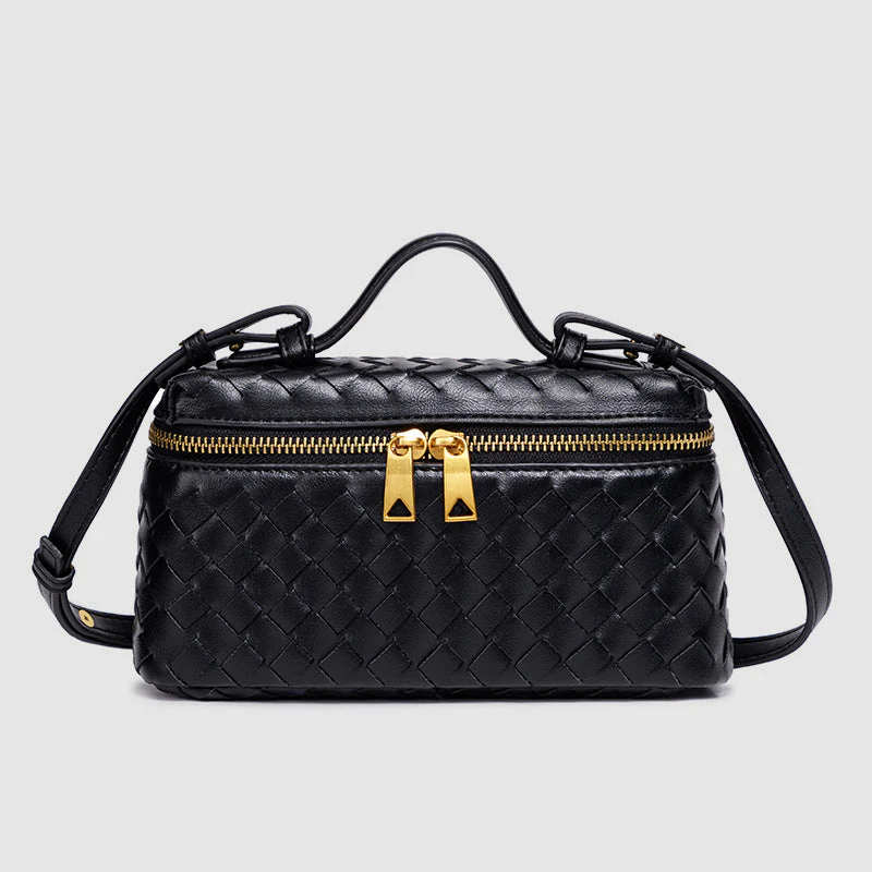 Sofia Amoretti Woven Crossbody Bag - Image 5