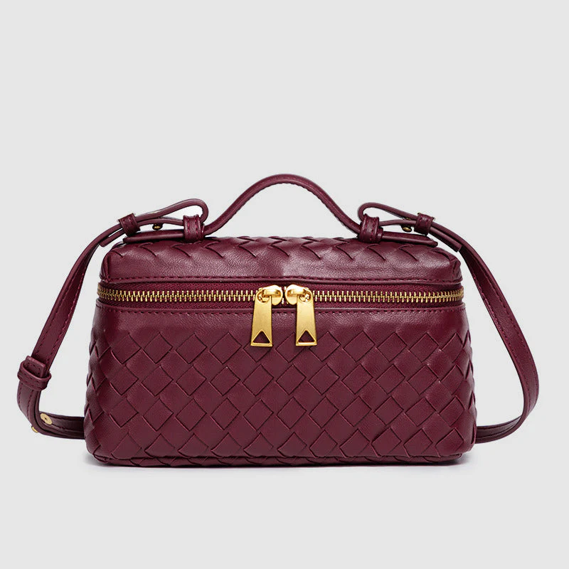 Sofia Amoretti Woven Crossbody Bag - Image 7