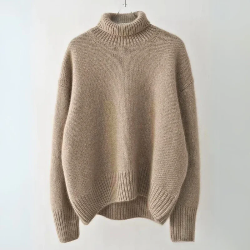 Soft Knit Turtleneck Sweater for Women - Image 3
