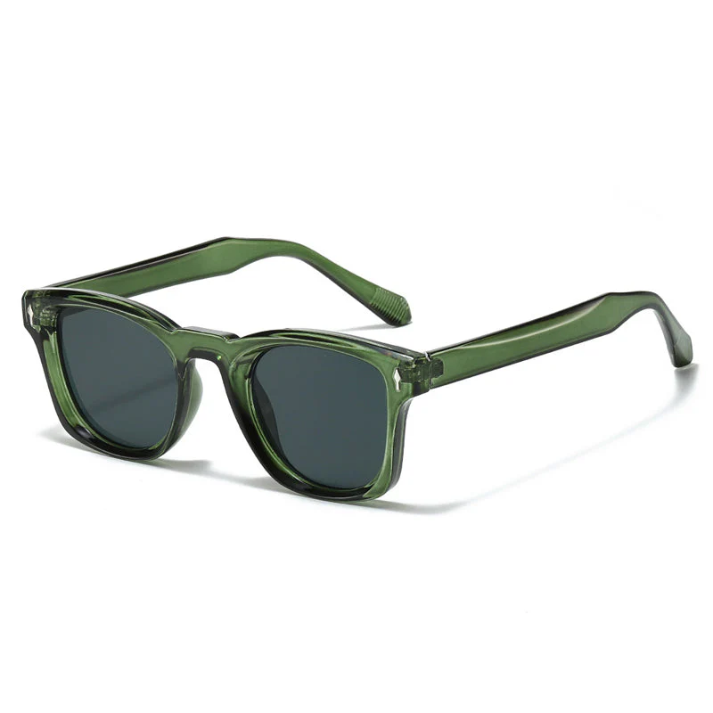 Square Frame Sunglasses with Tinted Lenses - Image 2