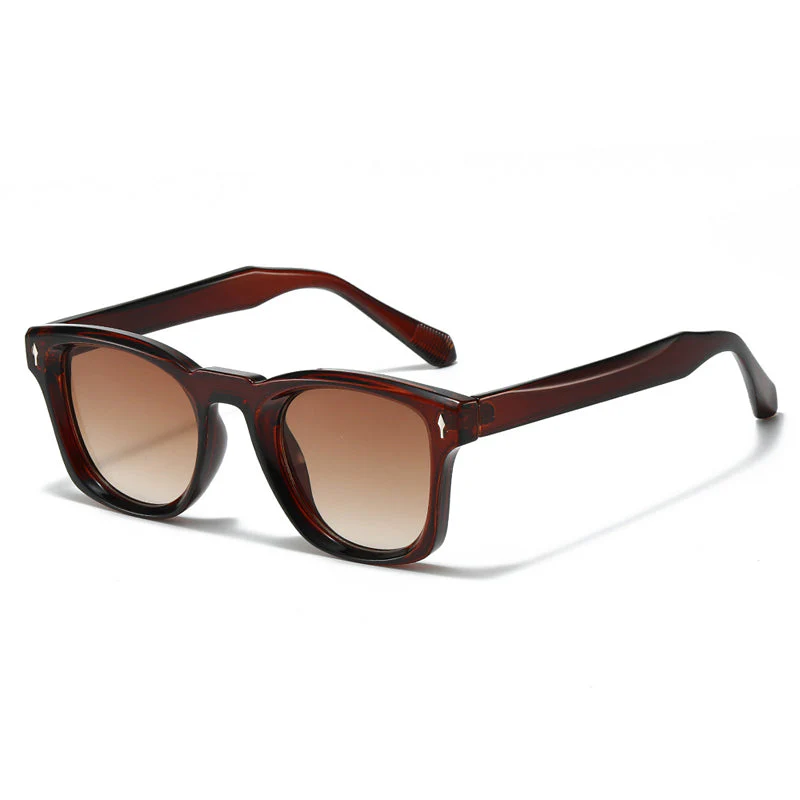 Square Frame Sunglasses with Tinted Lenses - Image 3