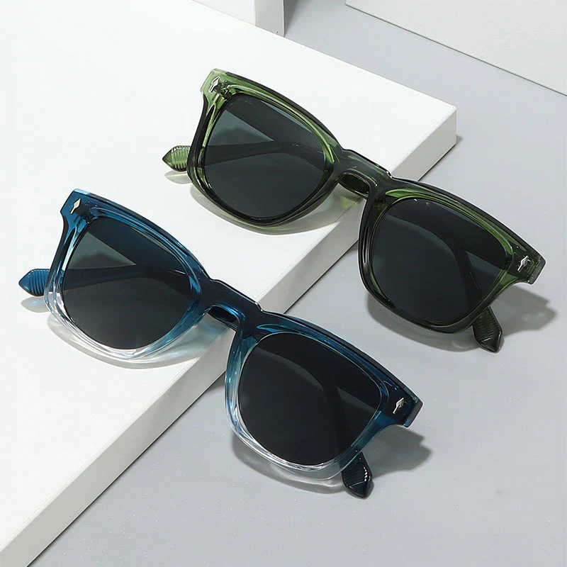 Square Frame Sunglasses with Tinted Lenses - Image 5
