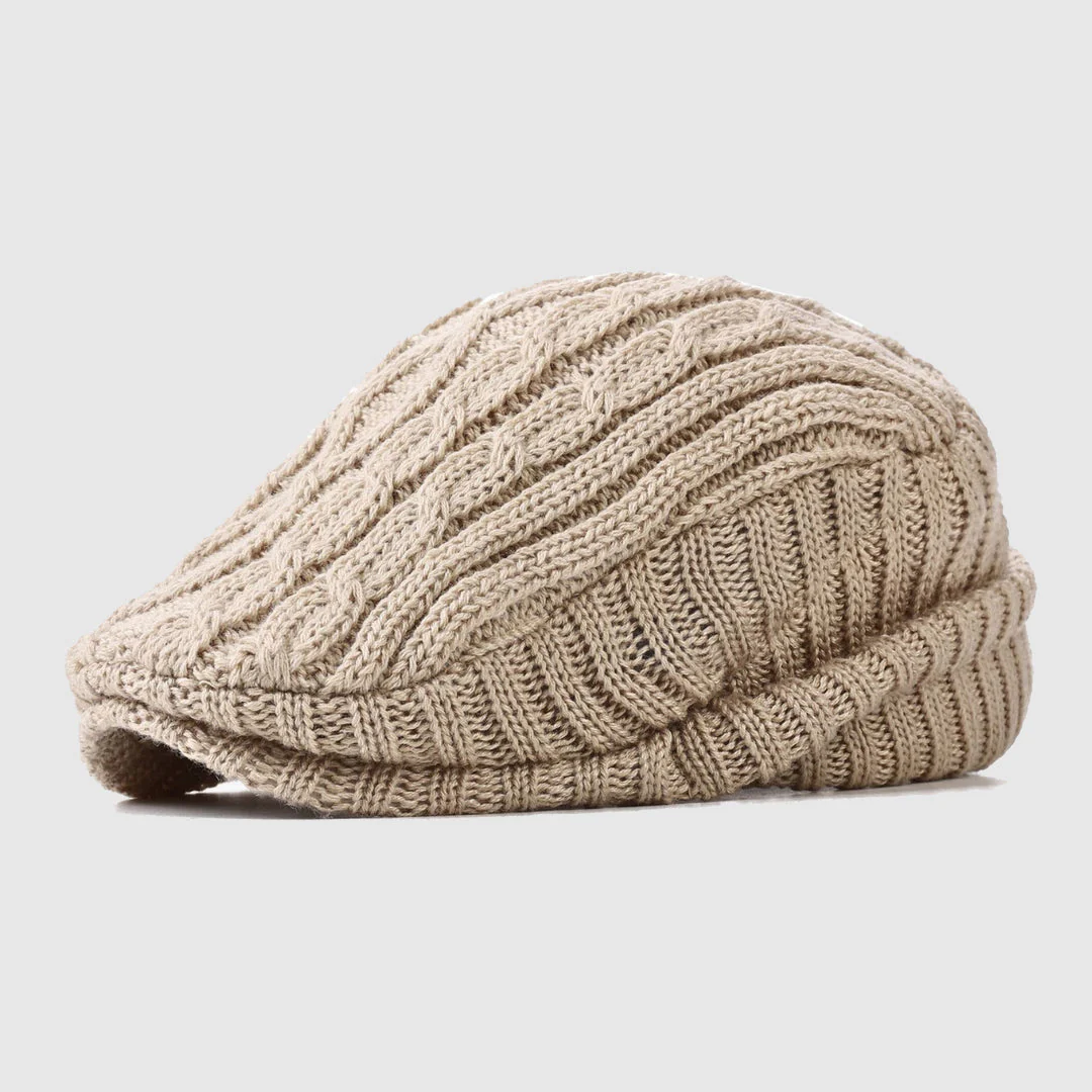 Cable Knit Cap with Fleece Lining - Image 4