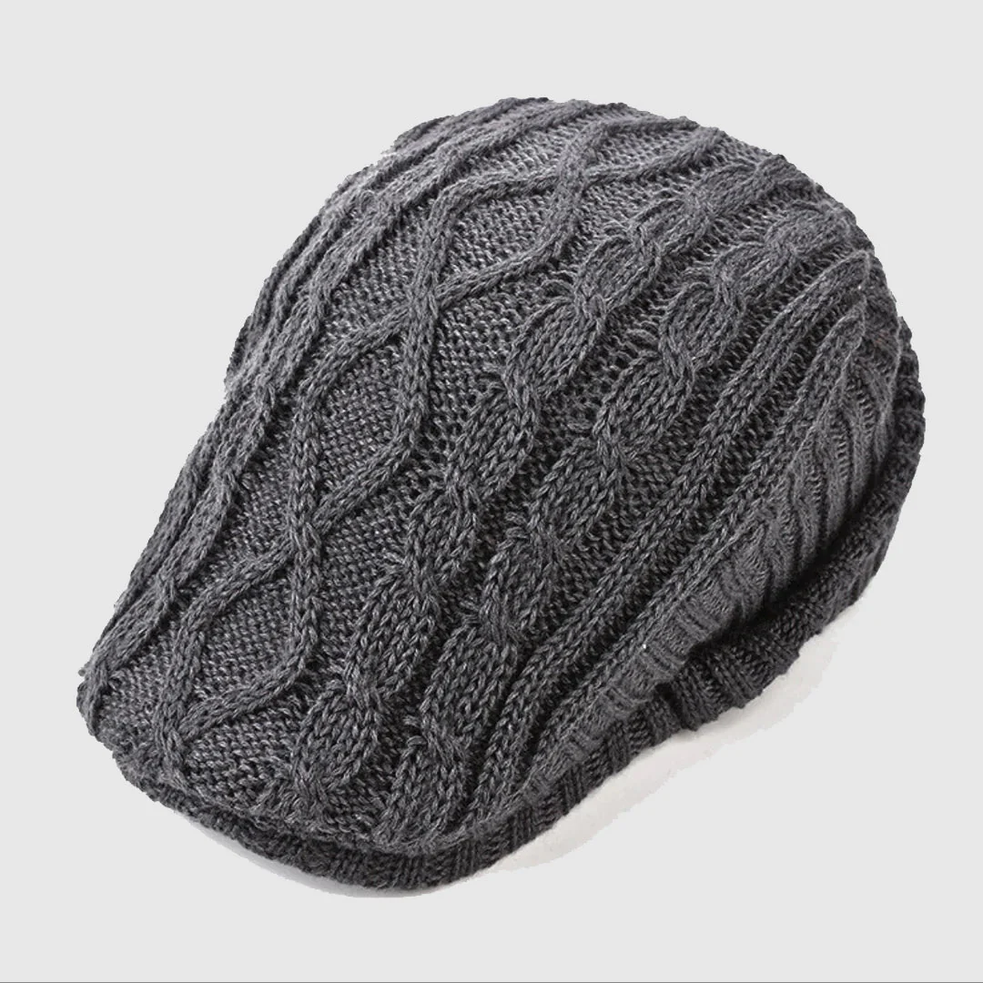 Cable Knit Cap with Fleece Lining - Image 6
