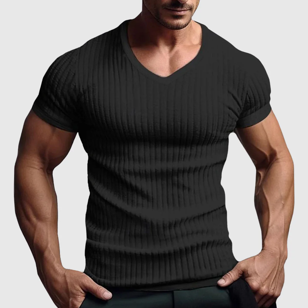 The Urban Stripe T-Shirt by Alessandro Veneti - Image 3