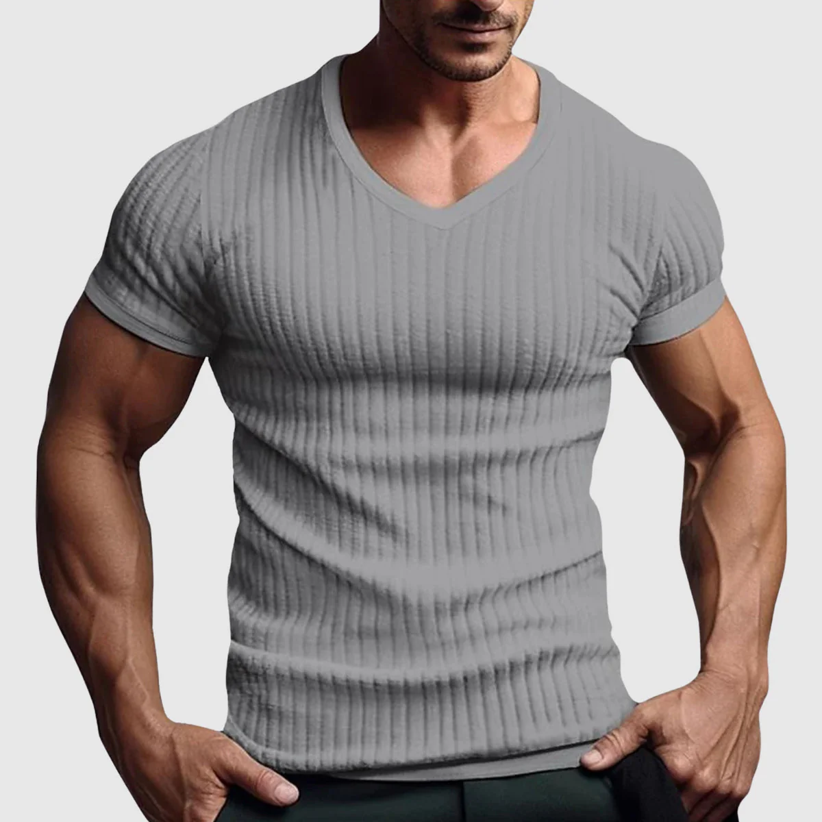 The Urban Stripe T-Shirt by Alessandro Veneti - Image 4