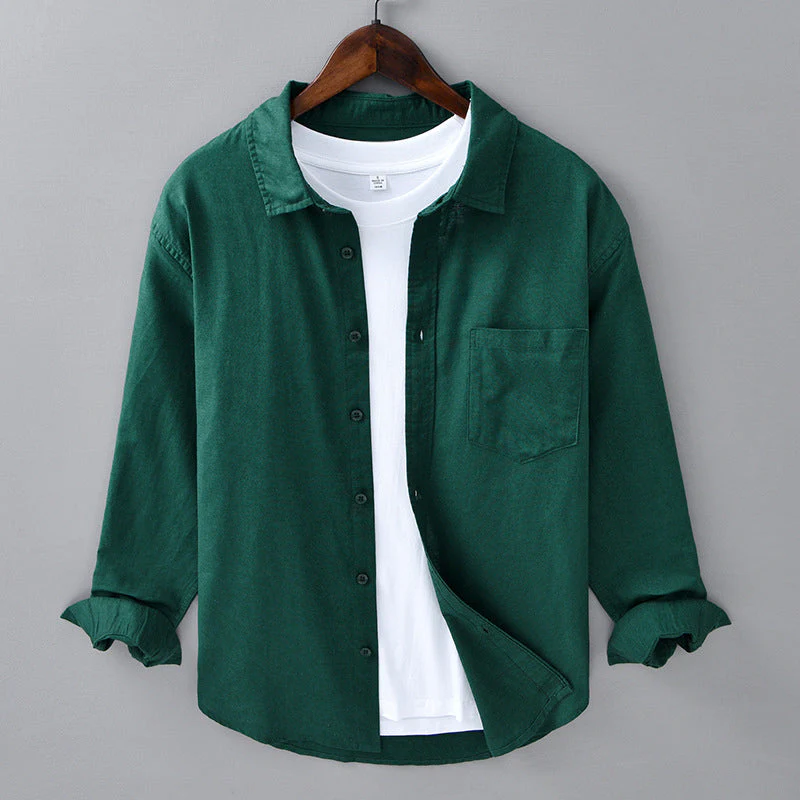 Theodore Willow Azure Linen Shirt - Image 4