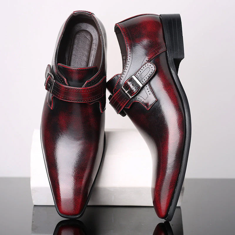 Theodore Willow Lacquered Monk Shoes - Image 2