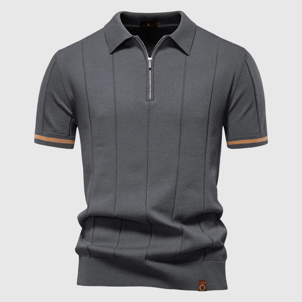 Theodore Willow MetroZip Polo Shirt - Image 4