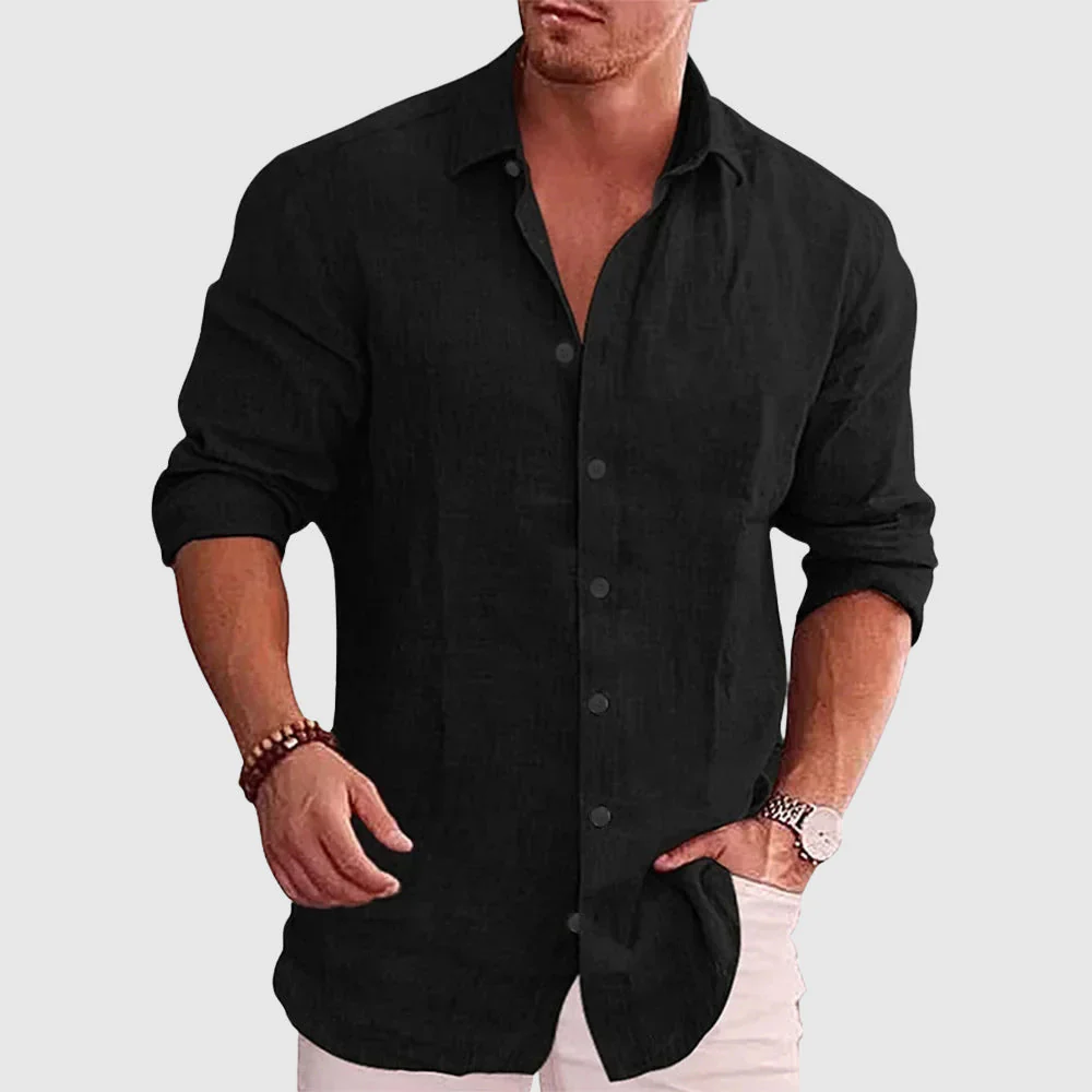 Theodore Willow Rustic Linen Shirt - Image 2