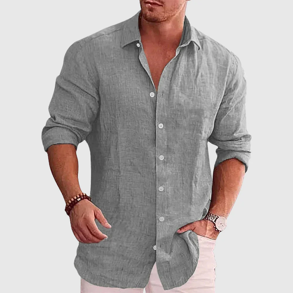 Theodore Willow Rustic Linen Shirt - Image 4