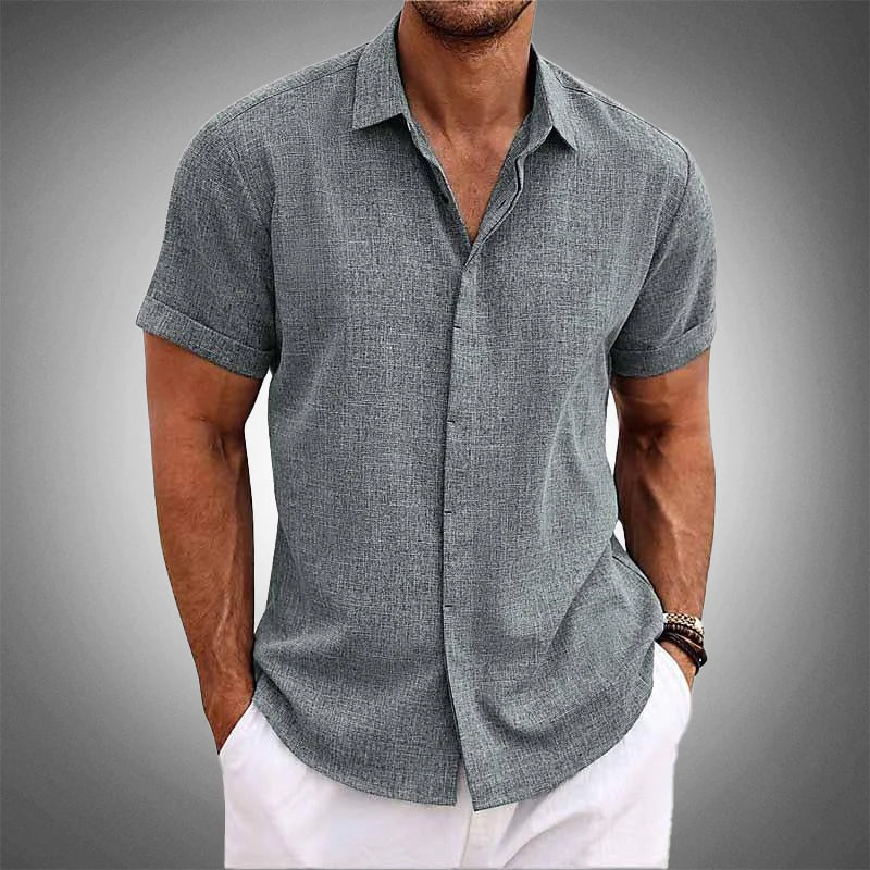 Theodore Willow Tropical Linen Shirt - Image 2