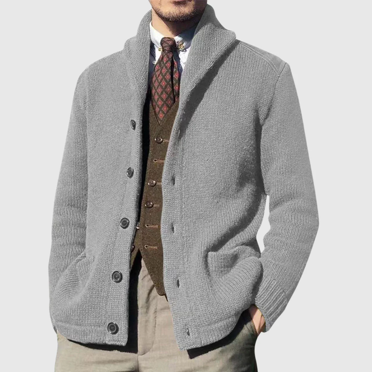 Theodore Willow Vintage Knit Cardigan - Image 3