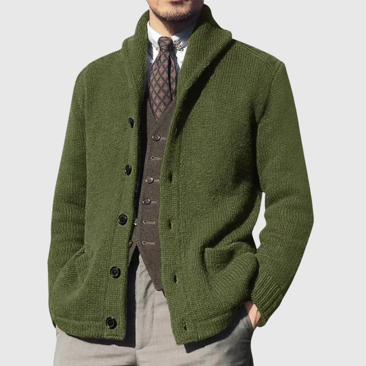 Theodore Willow Vintage Knit Cardigan - Image 4
