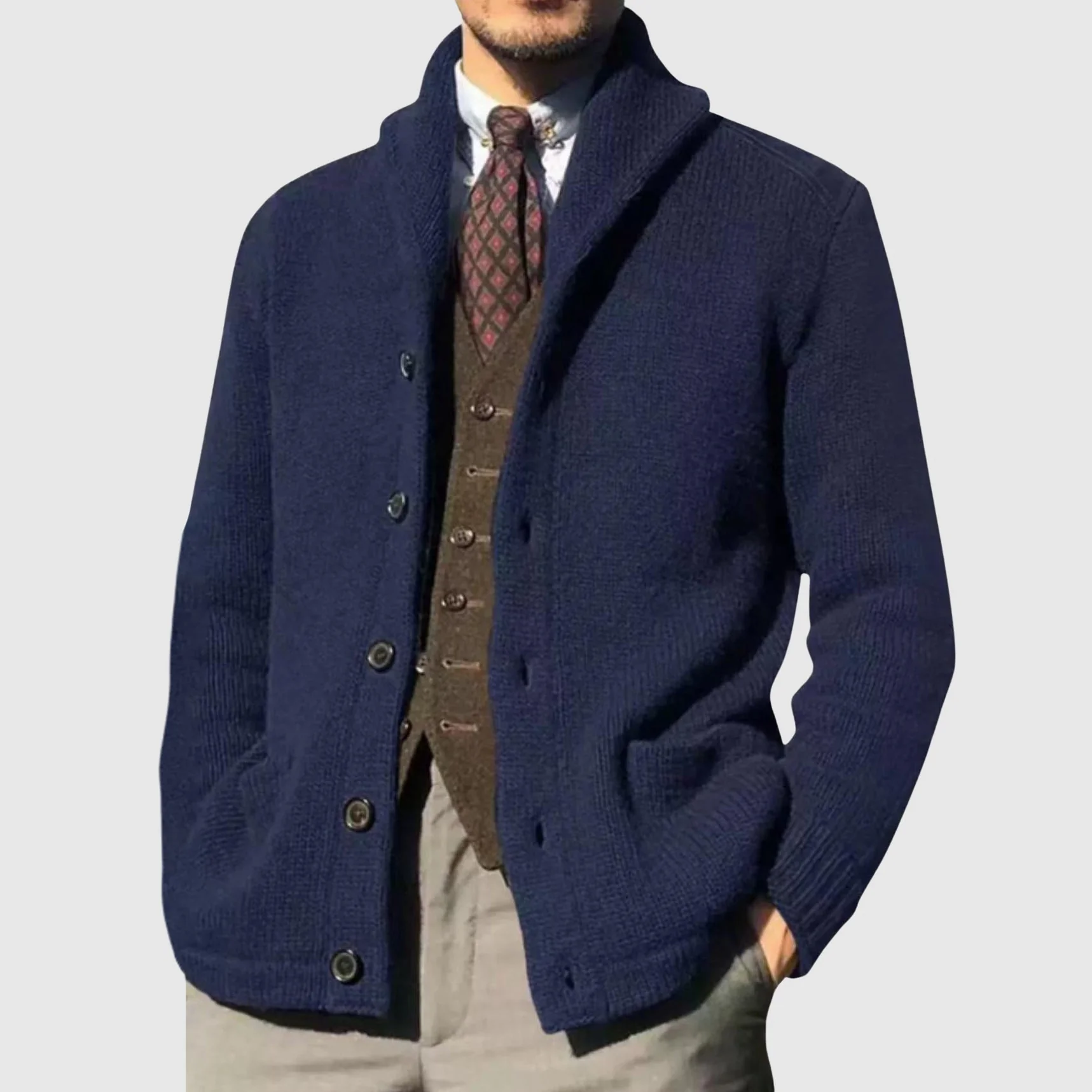 Theodore Willow Vintage Knit Cardigan - Image 5