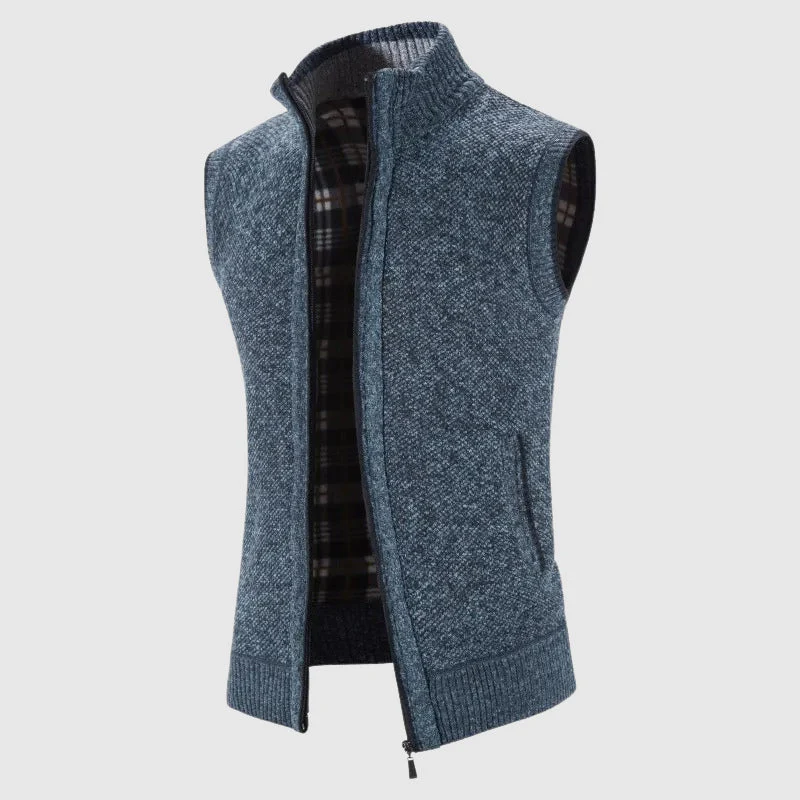 Theodore Willow Zipper Knit Vest - Image 4