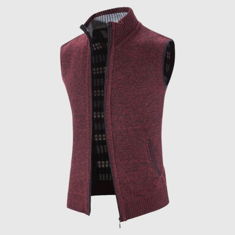 Theodore Willow Zipper Knit Vest - Image 5