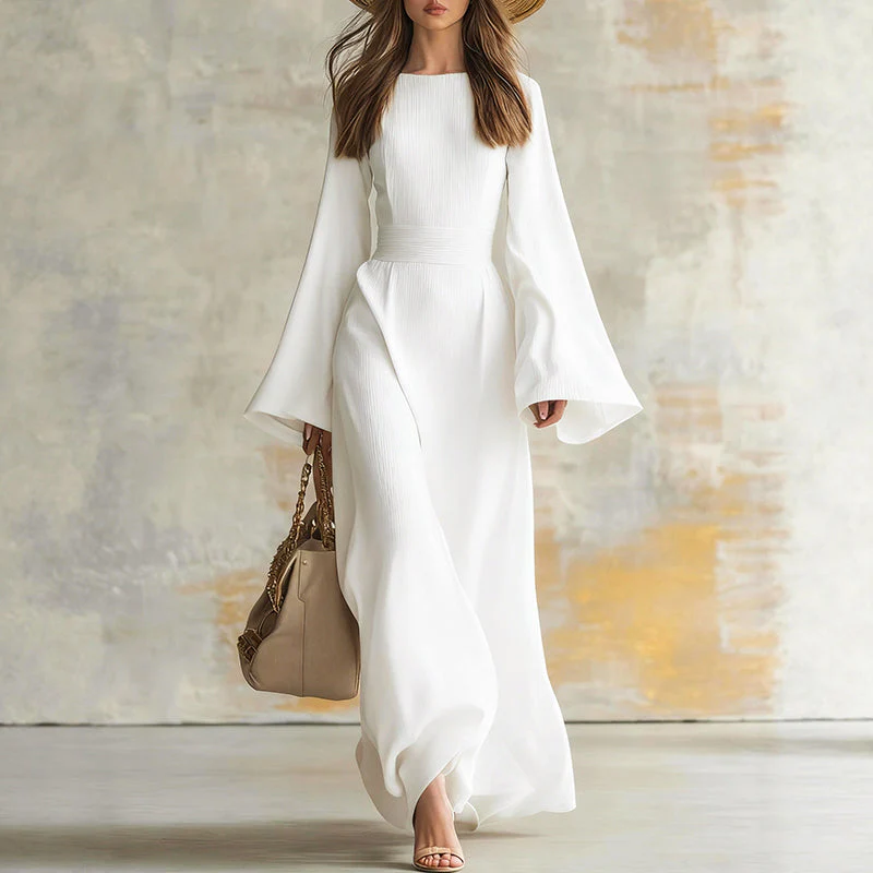 Valentina Rossi Bell Sleeve Maxi Dress - Image 4