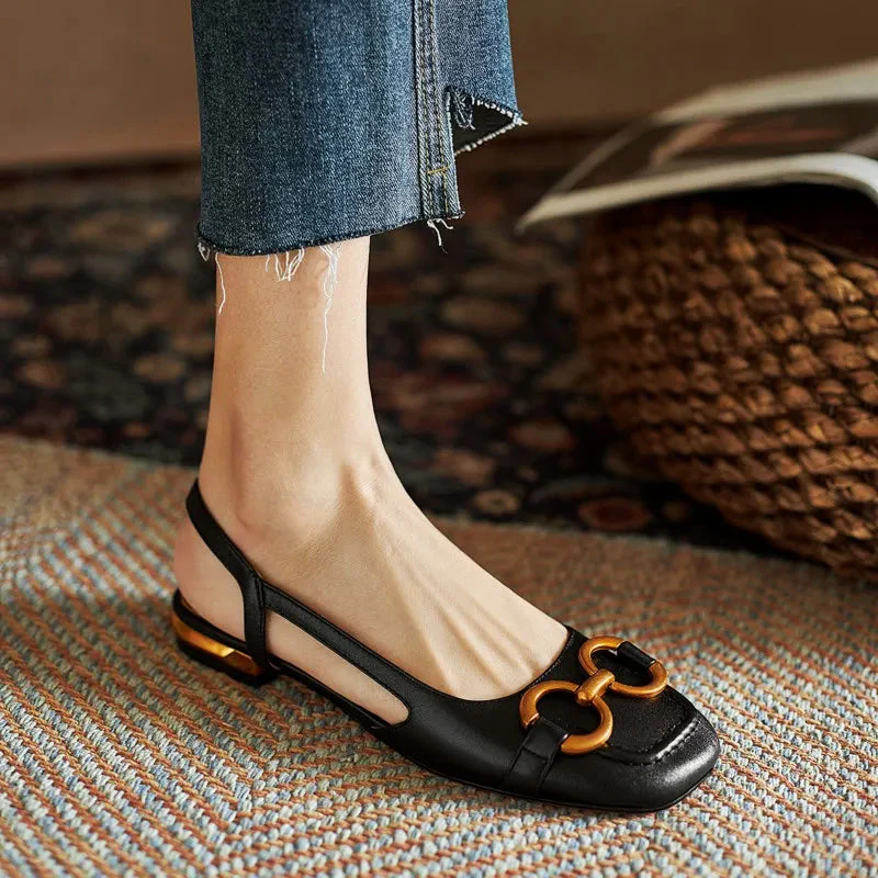 Valentina Rossi Belvì Slingback Flats - Image 3
