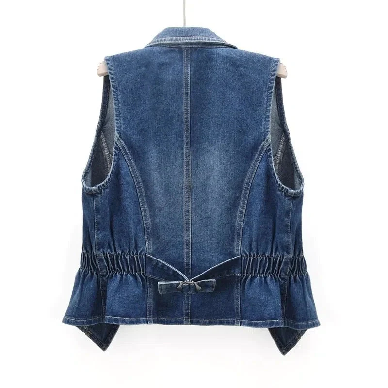 Valentina Rossi Celestial Denim Vest - Image 3