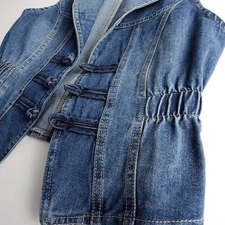 Valentina Rossi Celestial Denim Vest - Image 4