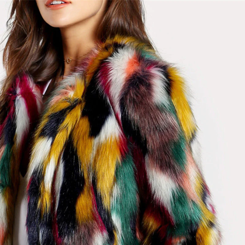 Valentina Rossi Faux Fur Coat - Image 3