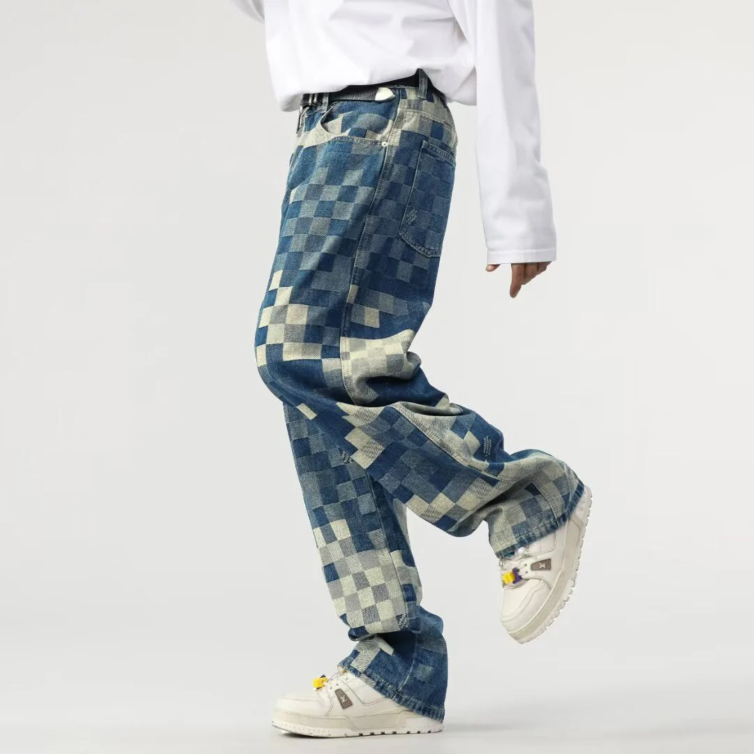 Valentina Rossi Fractal Denim Jeans - Image 3