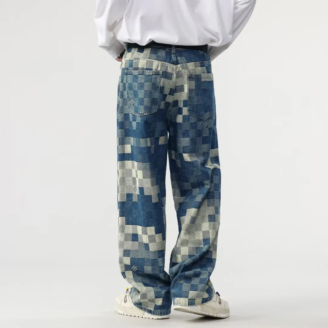 Valentina Rossi Fractal Denim Jeans - Image 4