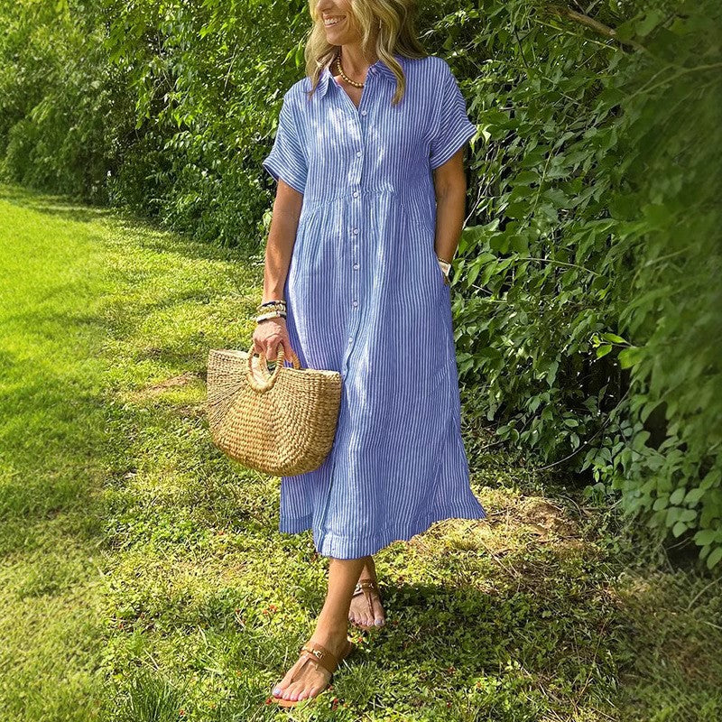 Valentina Rossi Linear Grace Midi Dress